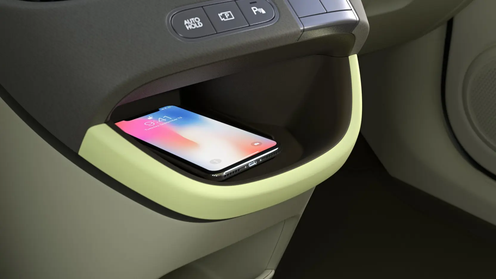 Hyundai INSTER 2024 Interior SHOT21 Wireless Charger SBW